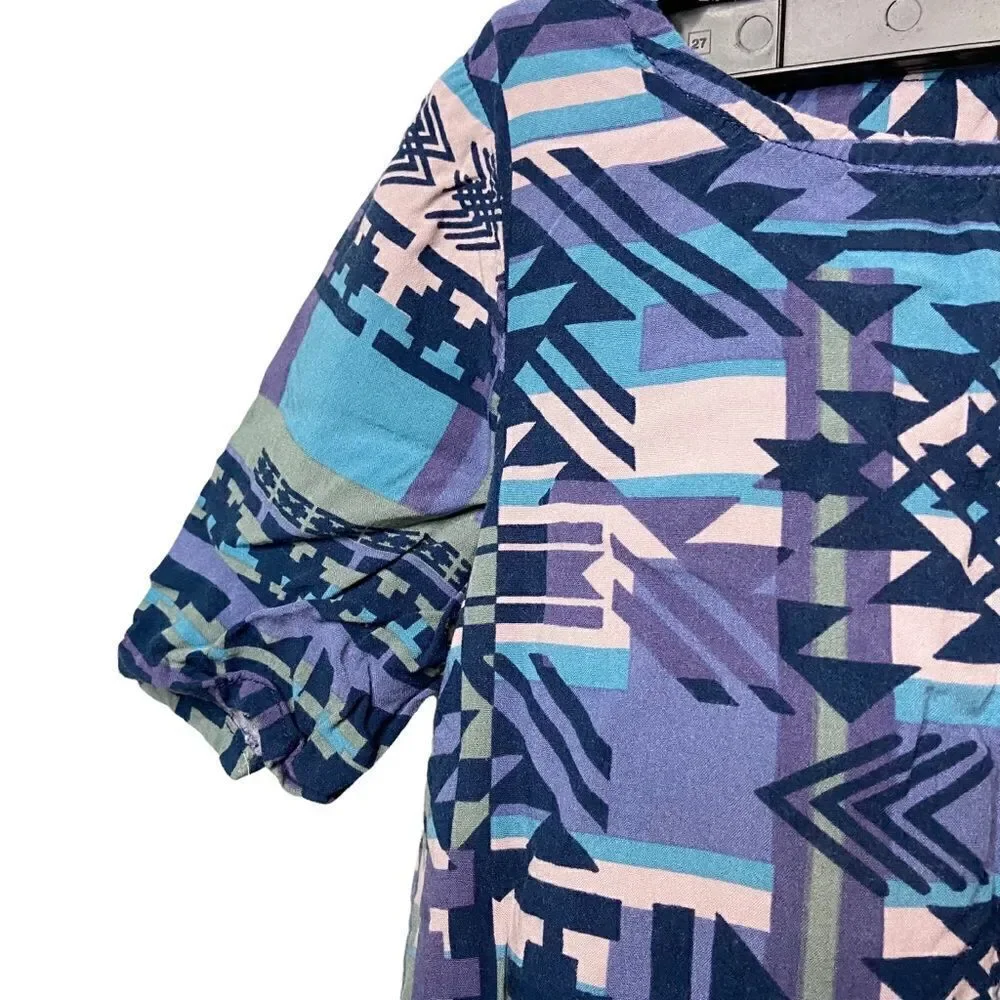 Old Navy Aztec Boho Multi Cool Pattern Dress in Size 2T / 2A.
